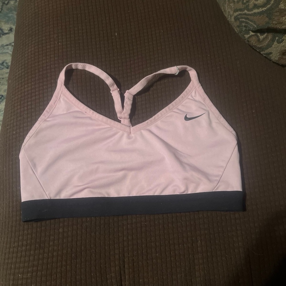 NIKE Indy Sport-BH Women's Sports Bra pink and black ( no bra pads )